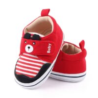 Cute Bear Casual Red Baby Shoes