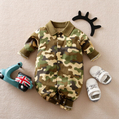 Army Style Baby Romper