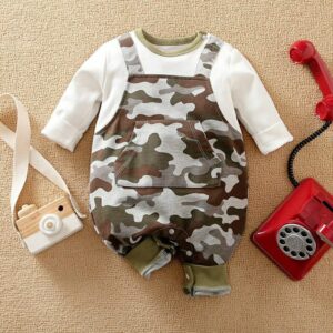Army Style Baby Romper Dress