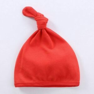 Cotton Red Baby Cap