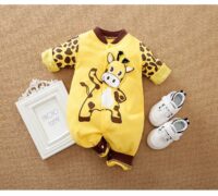 Happy Giraffe Full Sleeve Baby Romper