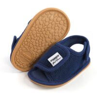 Soft Blue Breathable Mesh Baby Sandal Shoes