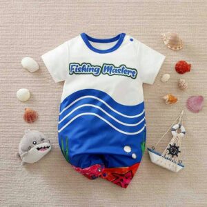Fishing Masters Polyester Baby Romper