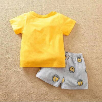 Lion Traveller 2pc Yellow T-Shirt With Shorts