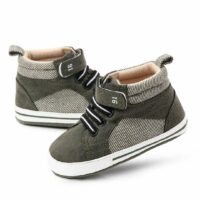 High Top Sneakers Army Green Baby Shoes