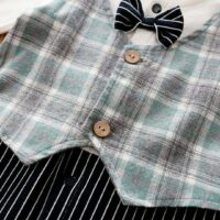 Casual Smart Checkered Baby Dress
