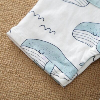 Summer Whale 2pc Baby Clothes