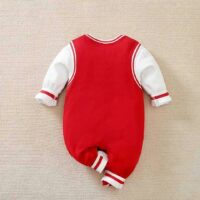Basketball Red Sports Baby Romper