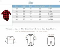 Wide Check Style Red N Black Baby Romper