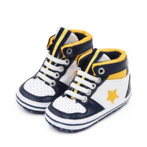 High Top Star Design Sneaker Baby Shoes