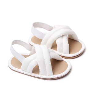 White Cross Roads Baby Sandals