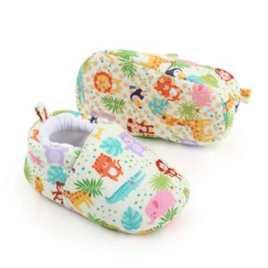 Fun Animals Cotton Style Soft Sole Baby Shoes