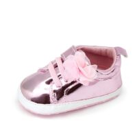 Fancy Pink Shiny Party Baby Girl Shoes