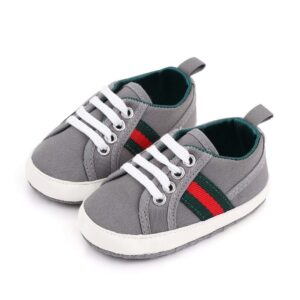 Modern Gray Style Sneakers Baby Shoes