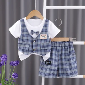 Summer Formal Style Clothing 2pc Set For Boys