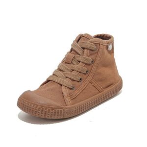 Brown Casual Converse Style Kids Shoes